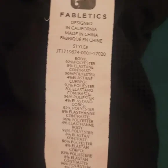 BUNDLE SALE! FABLETICS Black Women's Zip Up Hoodie Top XS - Picture 11 of 11
